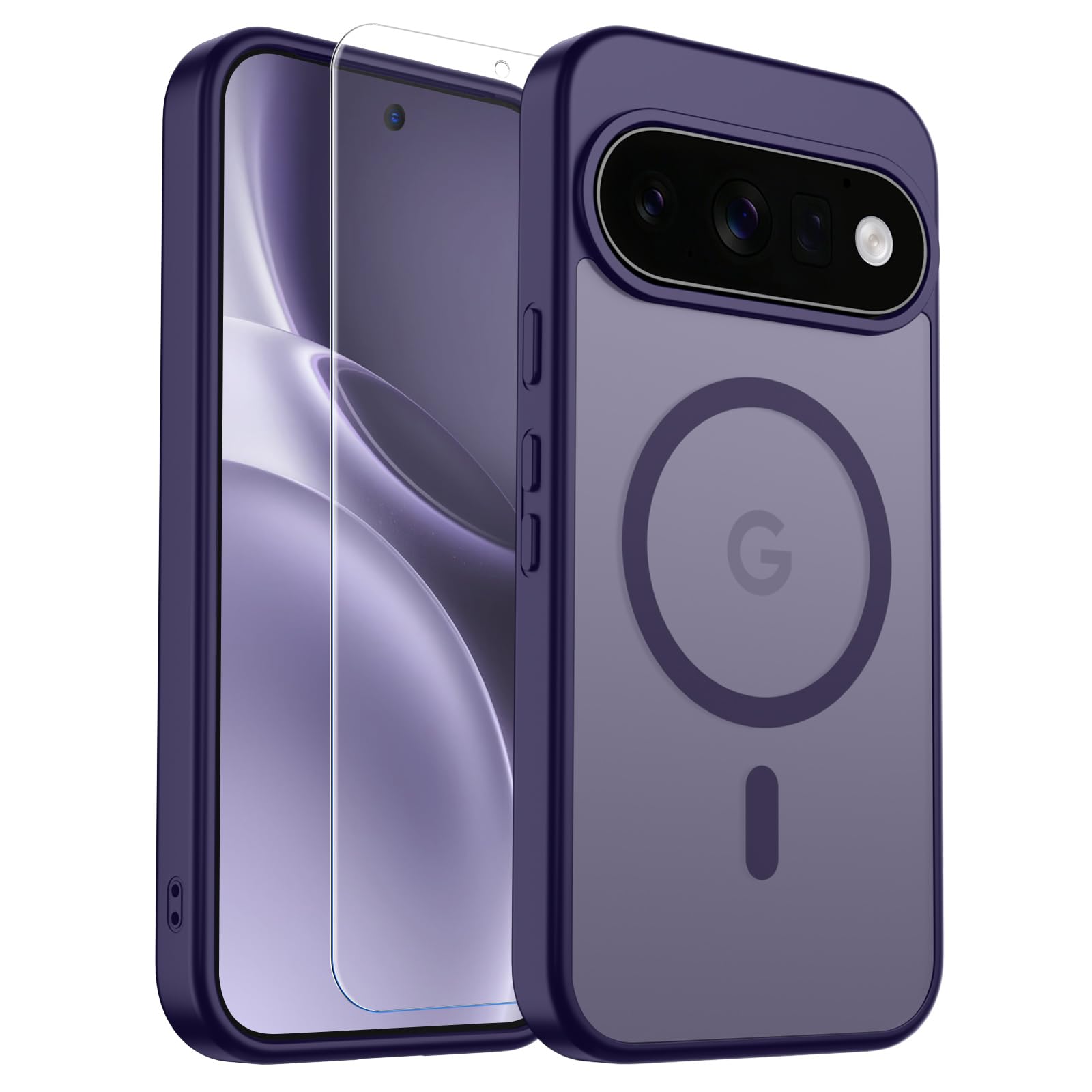 SUPFINE Magnetic for Google Pixel 11 Case - Dark Purple