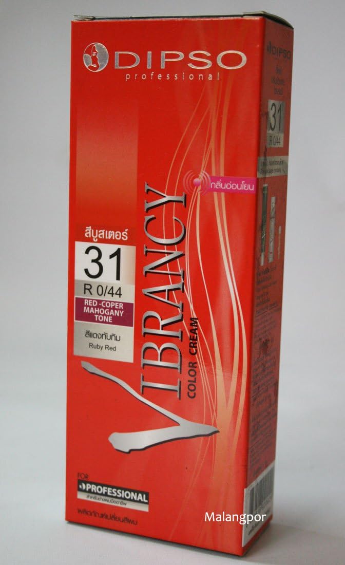 DIPSO Permanent Hair Dye /Hair Color Dark Ruby Red #31