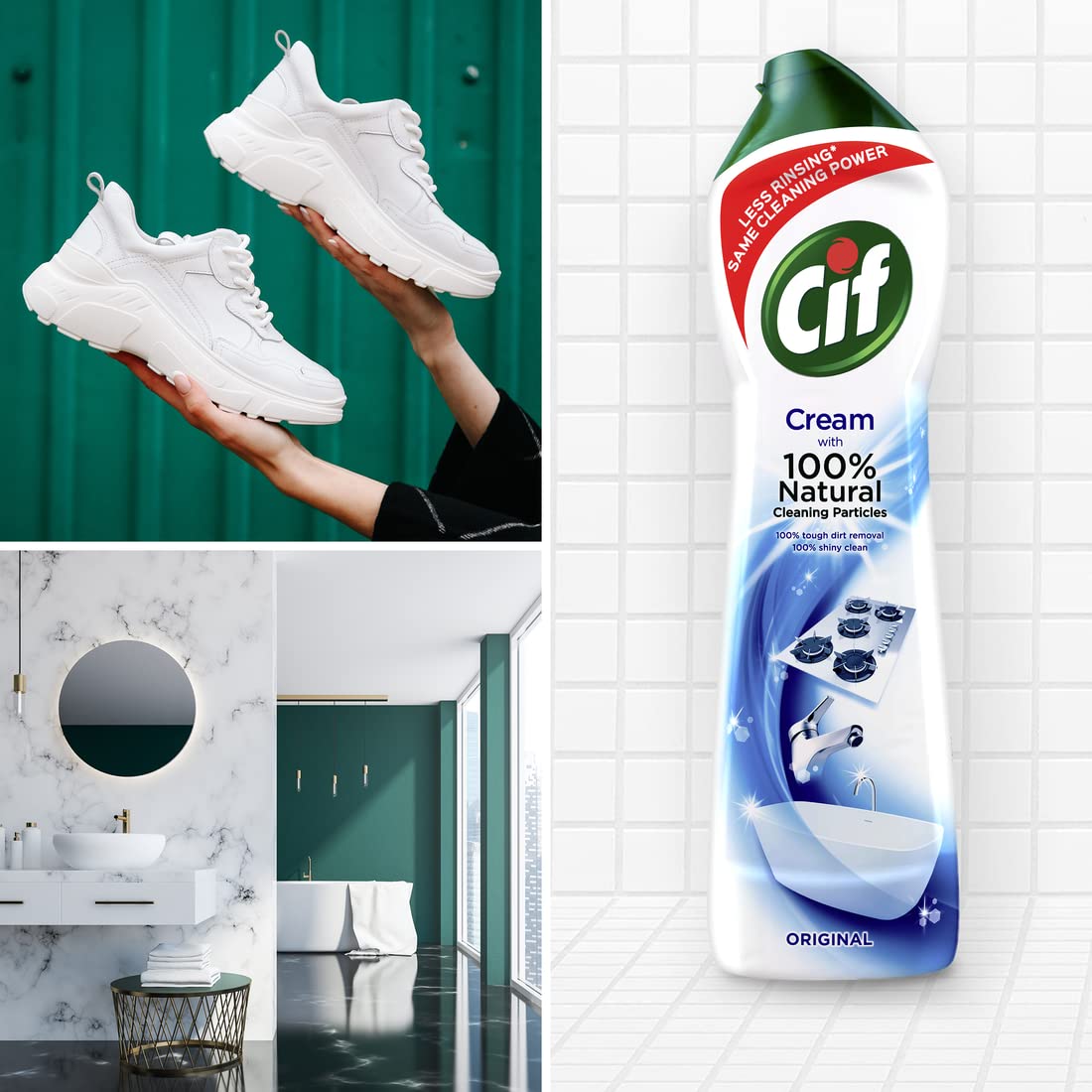 Cif Original 100% tough dirt removal Cream Cleaner multipurpose