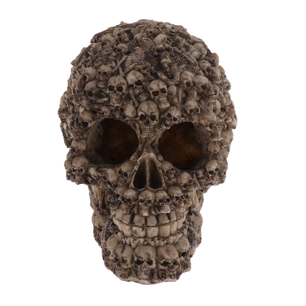 Perfk Ien Höhle Totenkopf Terrarium Aquarium Tank Dekoration, Typ 1