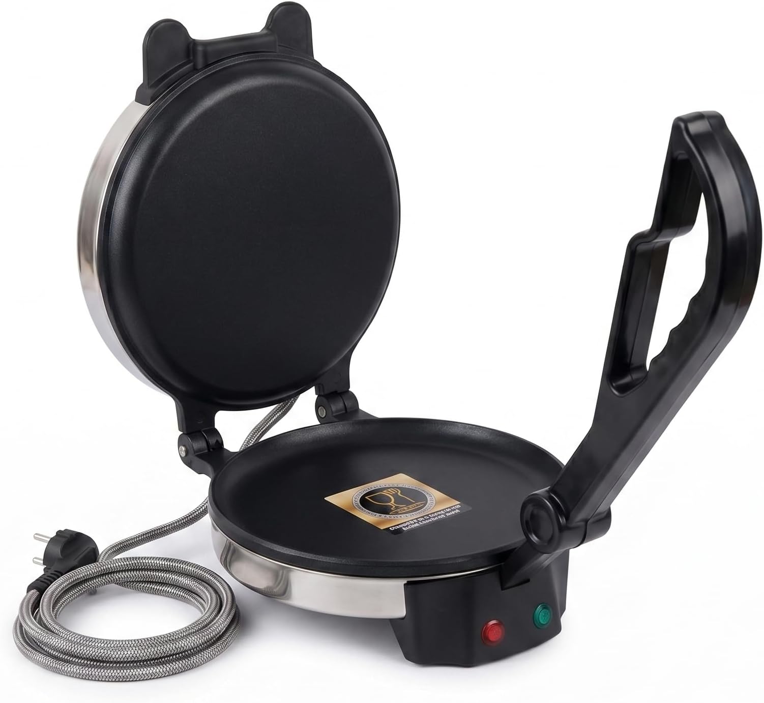 Libra Roti Maker electric automatic | chapati maker electric automatic | roti maker machine with 900 Watts for making Roti/Chapati/Parathas - Stainless Steel