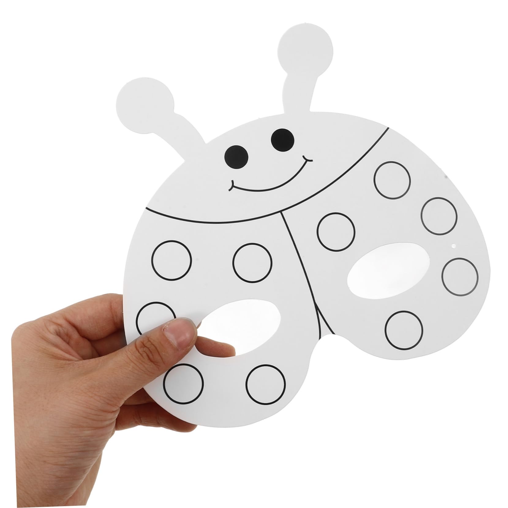 YARNOW Set di Maschere di Carta per Bambini con Pig Mask da Colorare, 24 Pezzi con 12 Pennarelli Acquerello per Maschere di Animali, per Spettacoli Teatrali e Sviluppo Stile Casuale