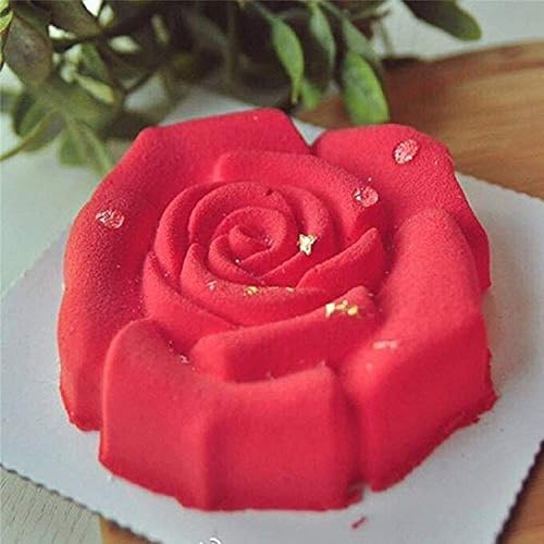 Miniatura 2 de PhantomSky Molde de silicona para tartas, molde de silicona cuadrado para pastel de rosas, molde de pastel de familia grande, utilizado para hacer