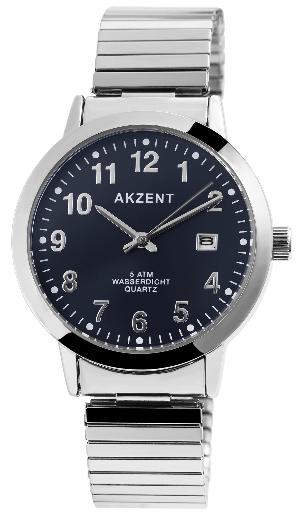 Akzent Orologio da uomo con cinturino in metallo SS7421600010