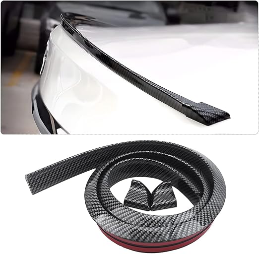 Blilo Car Trunk Spoiler Lip Kit, Universal 4.9ft Automotive