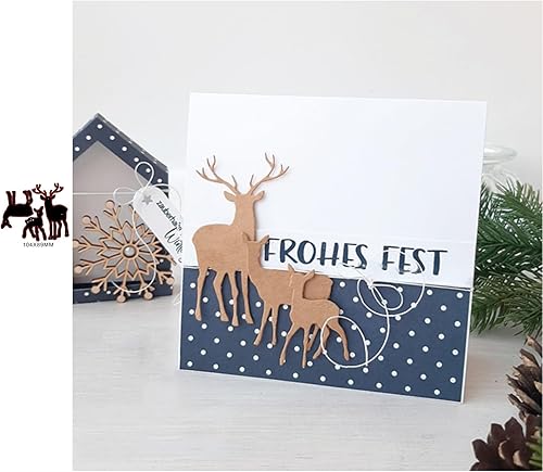 Miniatura 21 de Lapoo Troquel de corte de metal para álbumes de recortes, marco de fondos 3D, troqueles de corte para manualidades, decoración de tarjetas de papel