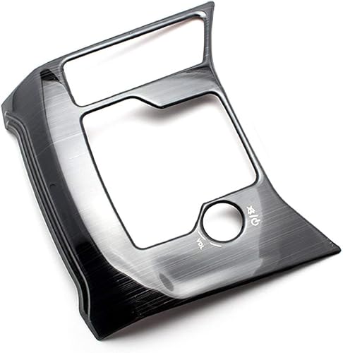 Miniatura 2 de Xotic Tech - Cubierta de panel multimedia para consola central compatible con Mazda CX-5 CX5 2017-2021 (acero inoxidable, negro)