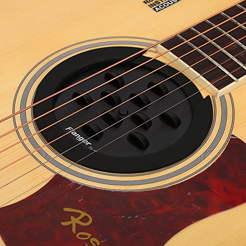 100mm Guitar Soundhole Sound Hole Cover Guitar Block Protector Cover Guitar Feedback Cover for Acoustic Electric Guitar - Image 5