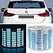 ESUPPORT 45 x 11cm Sound Music Activate Sensor Car Auto Sticker LED Light Equalizer Glow Blue