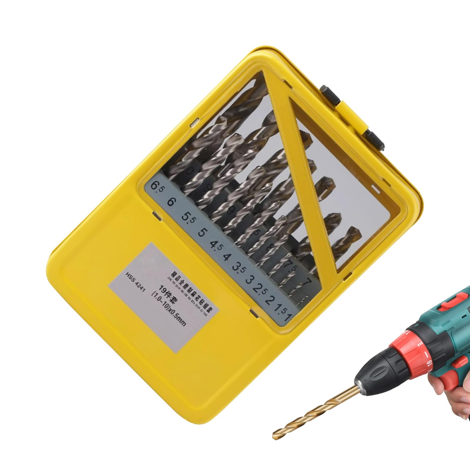 Set di Punte da Trapano per Metallo Utensile con Impugnatura Antiscivolo | Utensili Manuali per Avvitamento Elettronica Mobili Computer