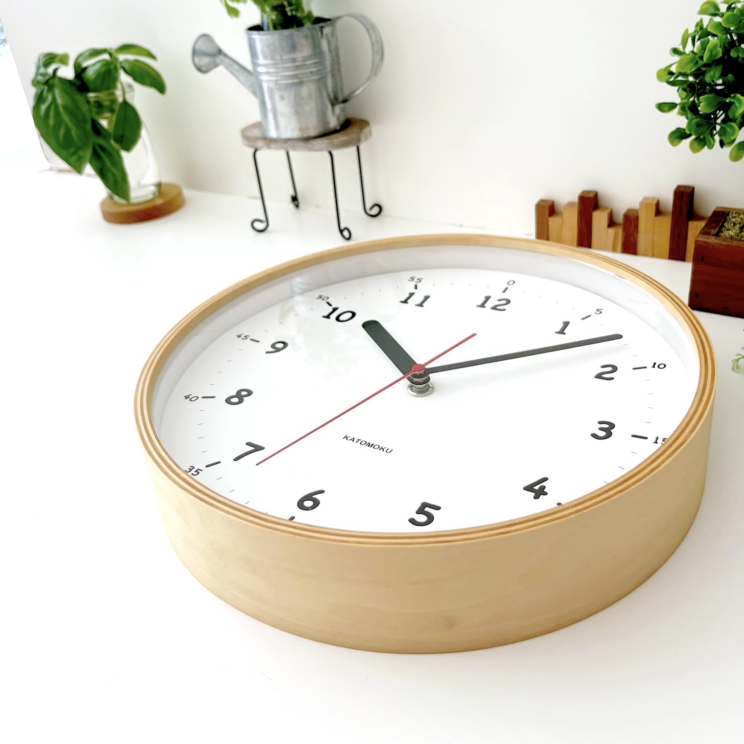 Amazon.co.jp: KATOMOKU: クォーツ掛け時計