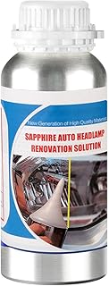 Headlight Repair Fluid, Brightening Cleaning Restoration Liquid for Repairing Automotive Headlights, Headlight Restoration for Yellowing, Scratches, Oxidation, Blur and Cracking (800g) Belly