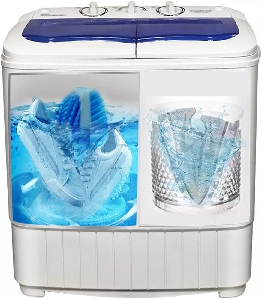 220V Timing Washing Machine Portable Two-drum Shoes and Cloths Washer