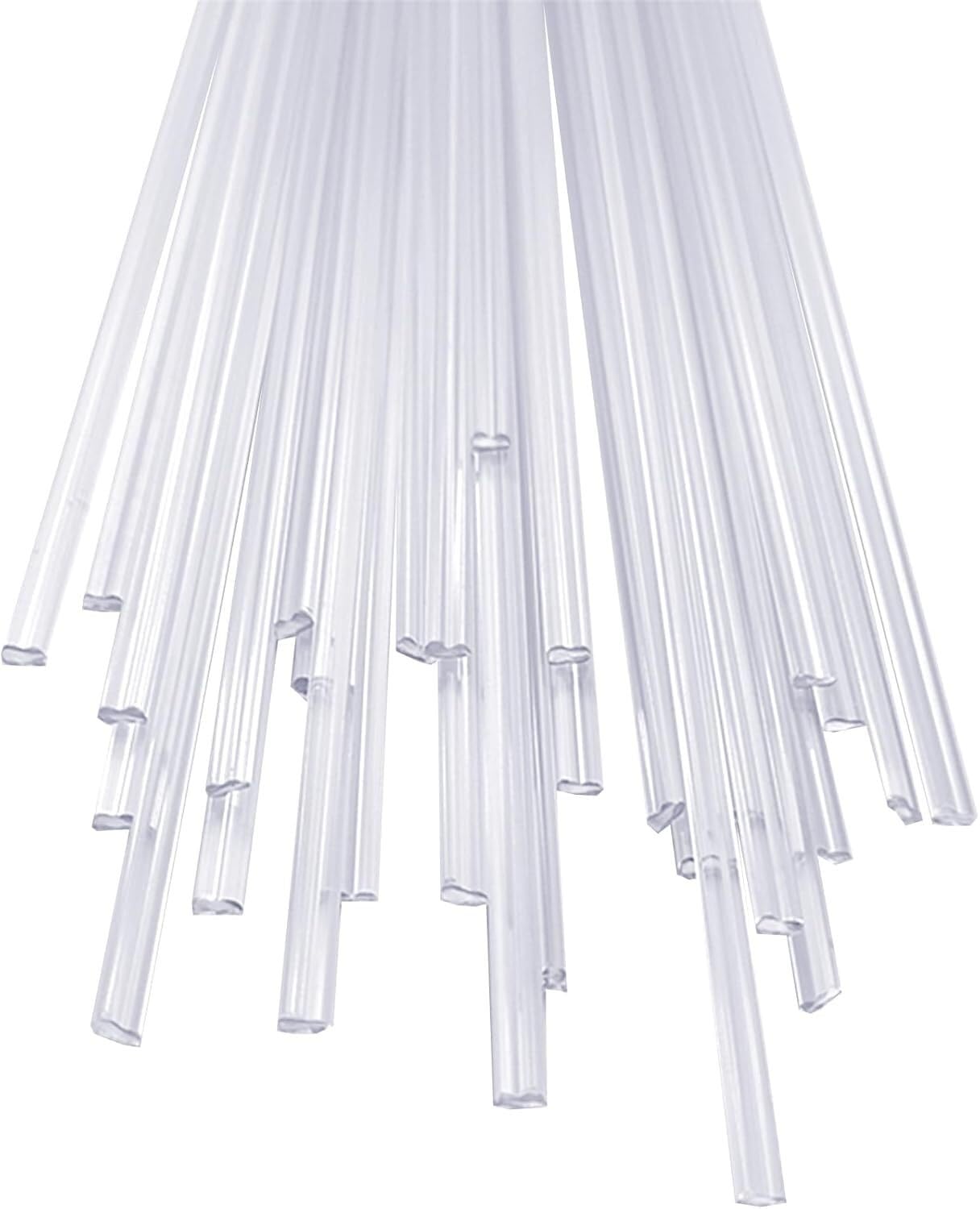 Transparent Reusableplastic Welding Rods - for Industrial Pipe Welding, 1.2m Length, 5mm Width, 2.5mm Thickness(1kg Cpvc)