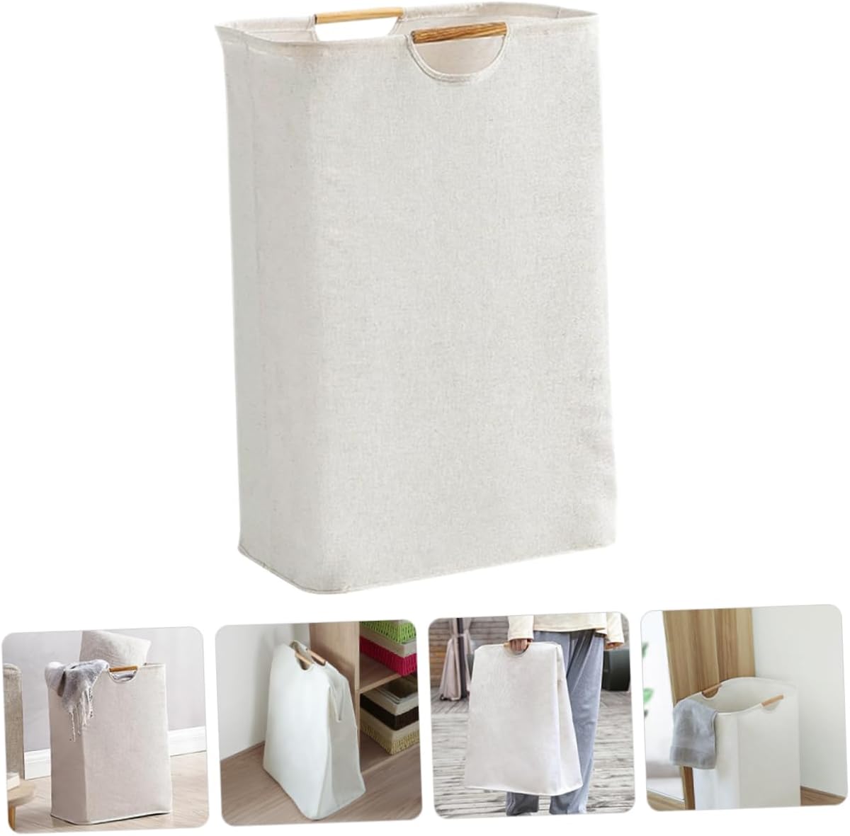 BESTYASH Large Capacity Folding Fabric Laundry Basket Versatile Dorm Laundry Hamper for Home Storage Lightweight and Easy to Carry College Students and Homeowners