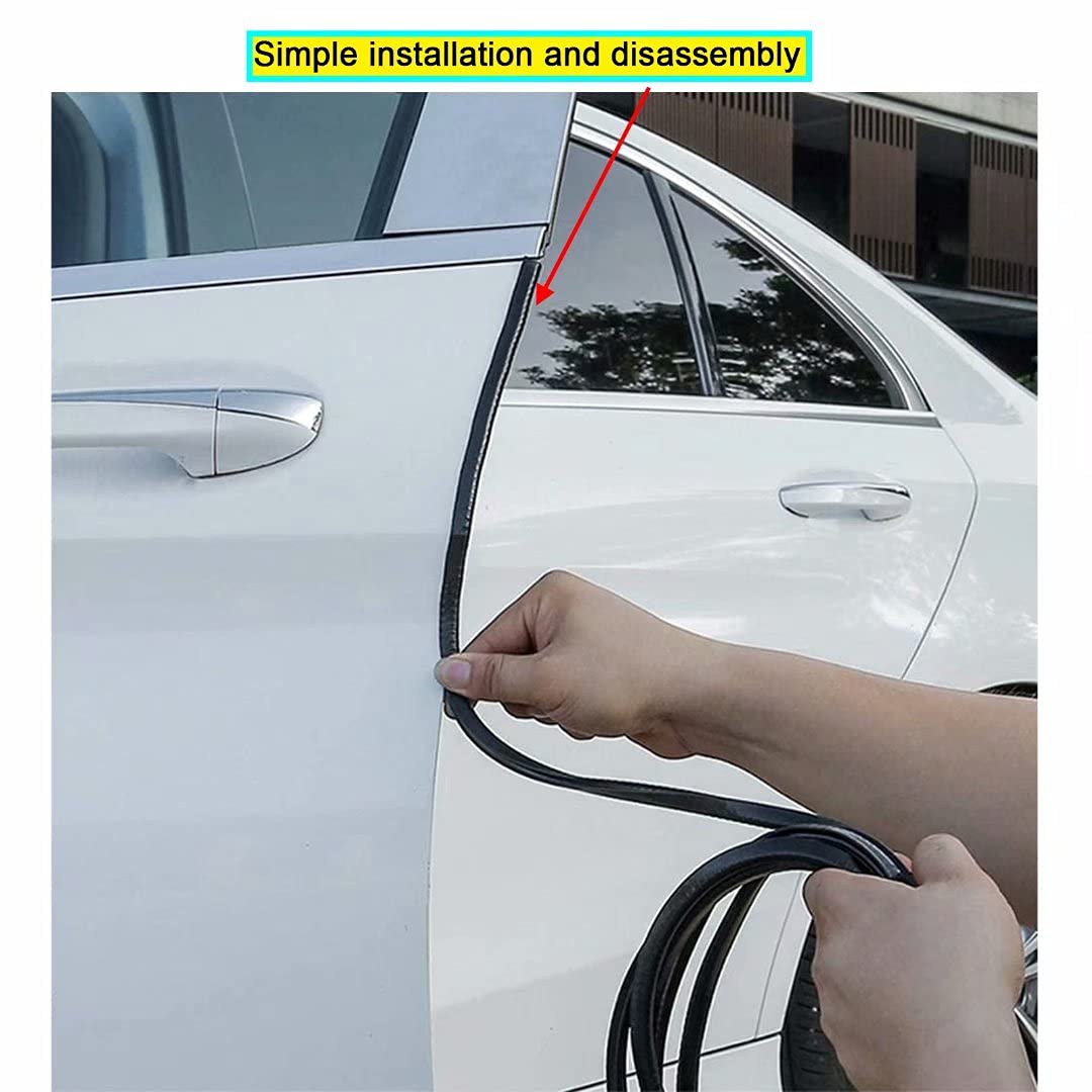 Protection De Bord De Porte Auto En PVC Transparent - 5 Mètres - Anti-rayures, étanche, Résistante Aux UV - Pour SUV, MPV Et La Plupart Des Modèles