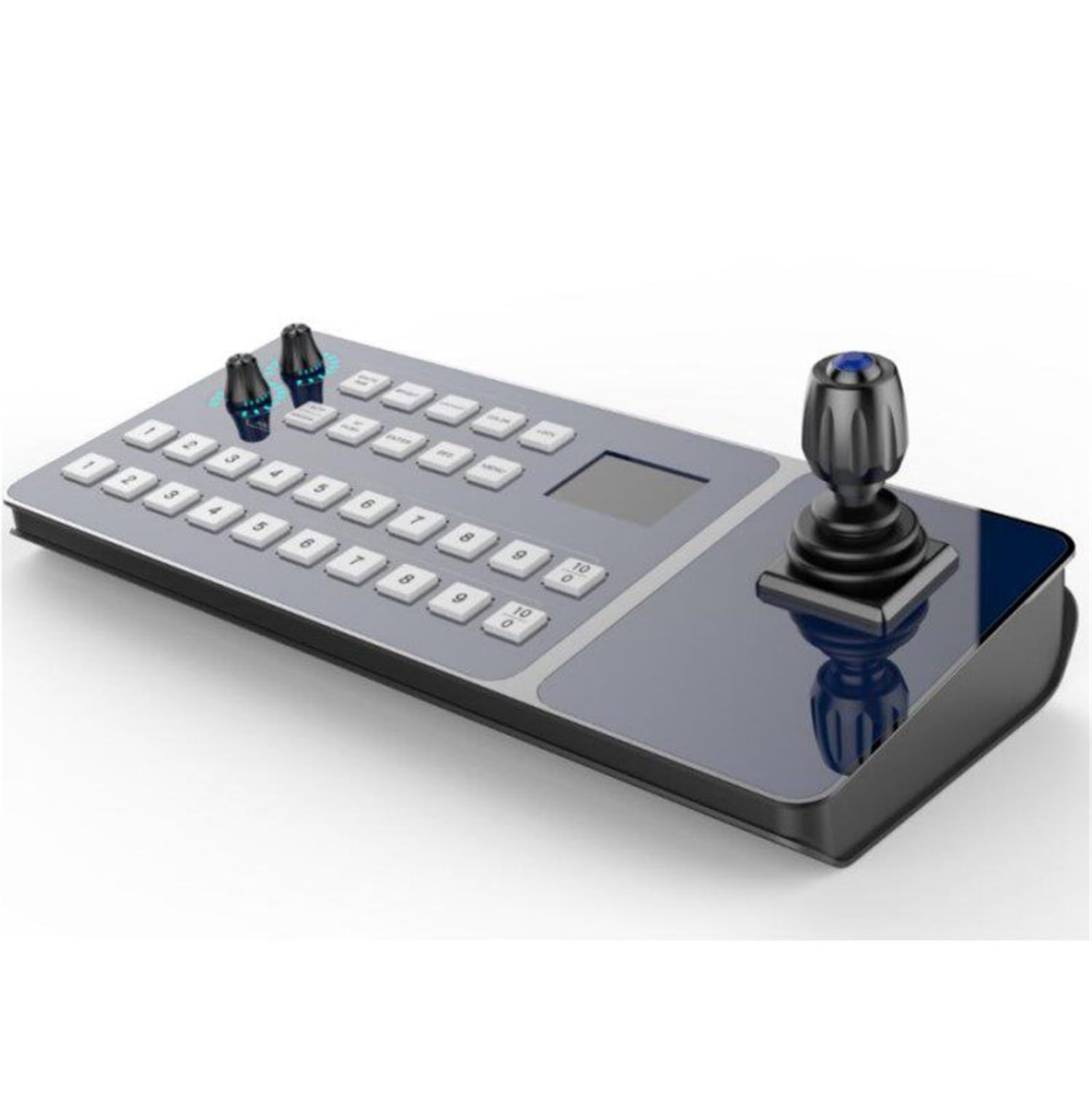 POAHNCU Manette Joystick, Station De Direction Multimédia SMC751B, Commutation, Panoramique Et Inclinaison La Caméra, Vidéoconférence HD,pour le générateur d'images(HD camera keyboard)