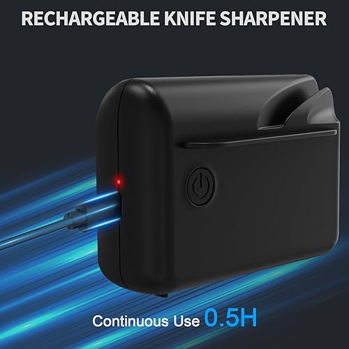 Miniatura 3 de Afilador de cuchillos, afilador de cuchillos eléctrico profesional para uso doméstico, te ayuda a afilar rápidamente cuchillos con cuchillas de