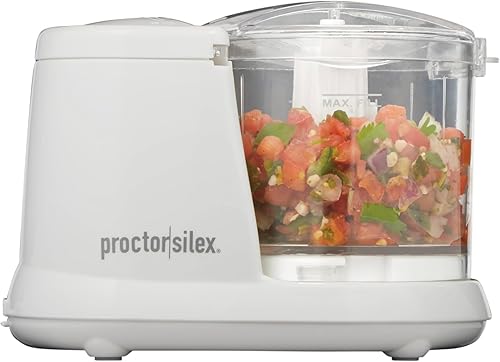 Miniatura 9 de Proctor Silex Picadora eléctrica duradera de verduras y mini procesador de alimentos para picar hacer puré y emulsionar 15 tazas color negro