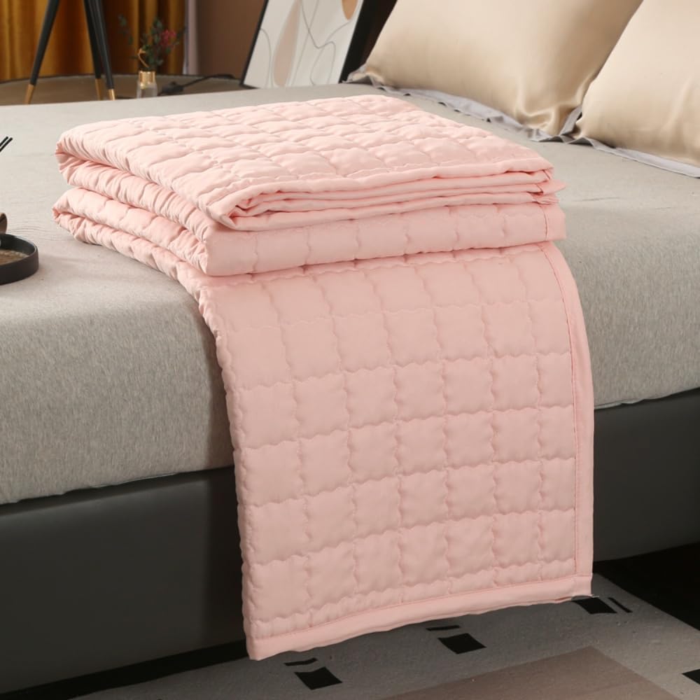 Mateju Coverless Duvet 4.5 Tog King Double Single Size, Quilt Cosy and Lightweight, Summer Quilted Duvet Ideal for Bedspreads Throw Soft Machine Washable (Jade,150 * 200cm)