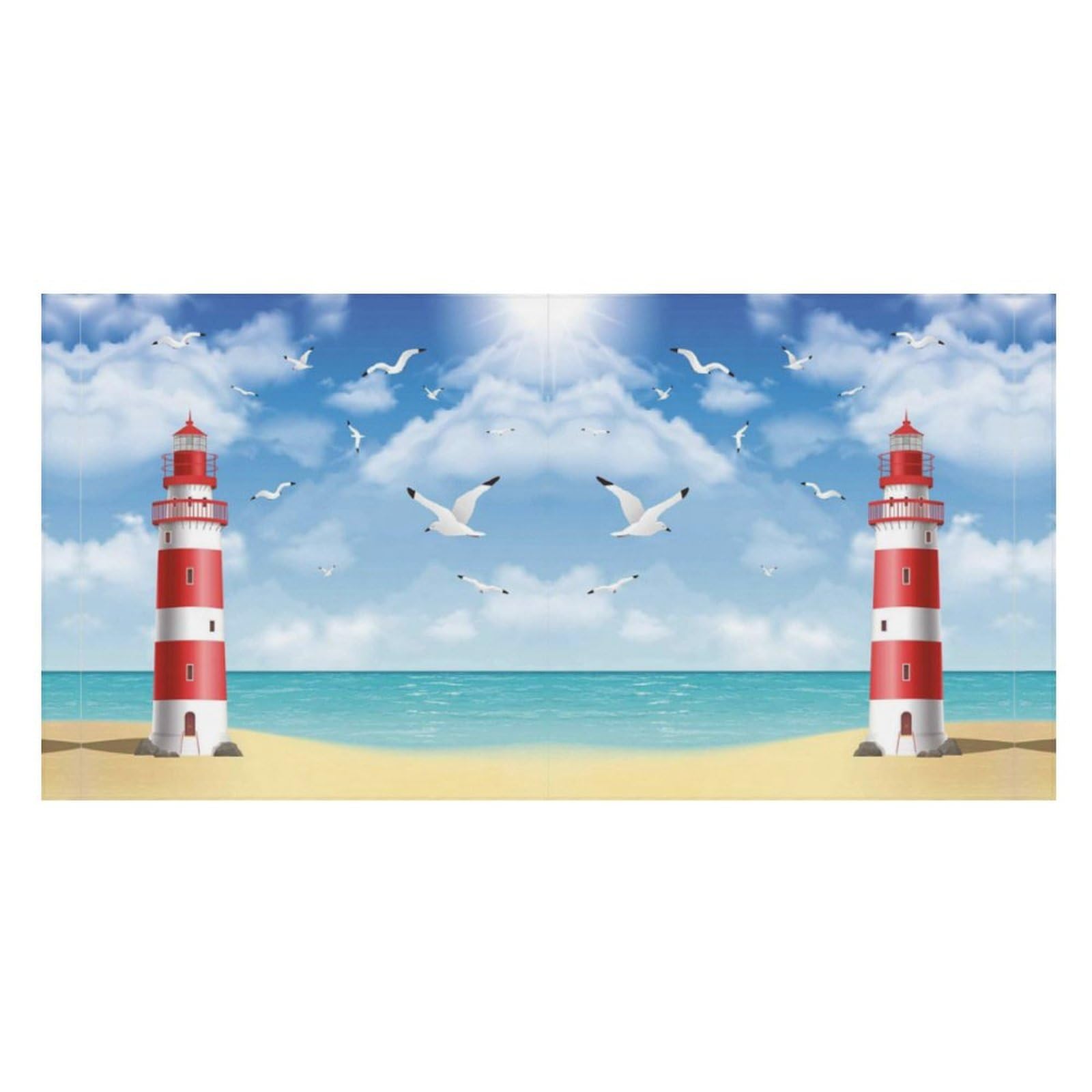 LWORZIIB Beach Towel, Lighthouse Bath Towel, Pool Towel Great for Gym Swimming 80 X 160cm