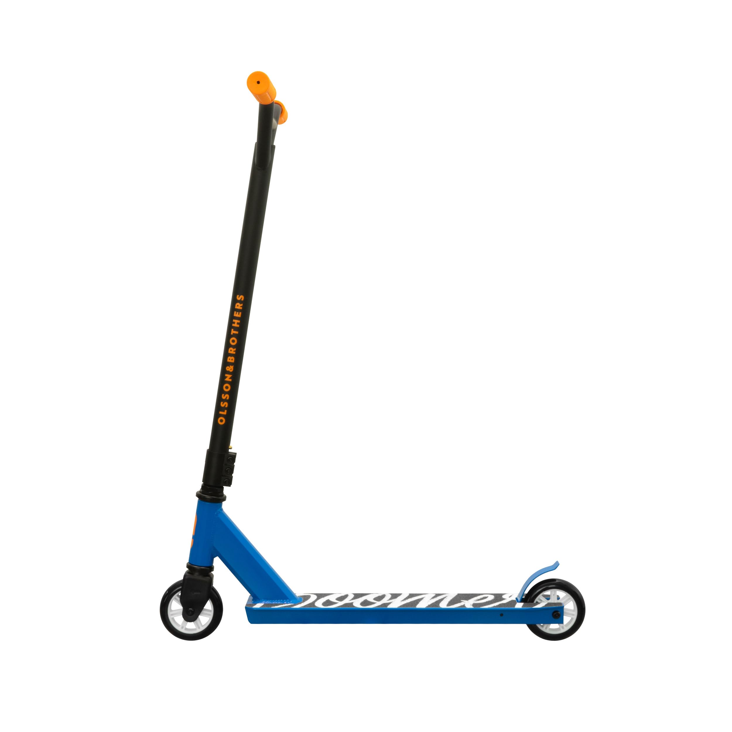 OLSSON Patinete Freestyle niño - Manillar Giro 360º - Altura Fija 88CM - Chasis Ligero y Resistente 50% Aluminio/Acero - Plegable - Ruedas 200MM PU - Rodamientos ABEC 9 - Freno pie