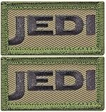 Jedi Embroidered Tactical Morale Patch | 2pc Hook Fastener Backing 2' x 1' C677