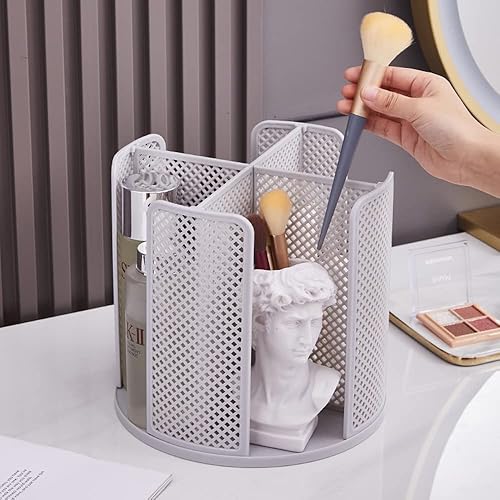 Miniatura 7 de RUNAAJA Dispensador de tazas giratorio con 4 compartimentos para tazas y tapas, dispensador de tazas de café de 10 a 16 onzas para encimera,