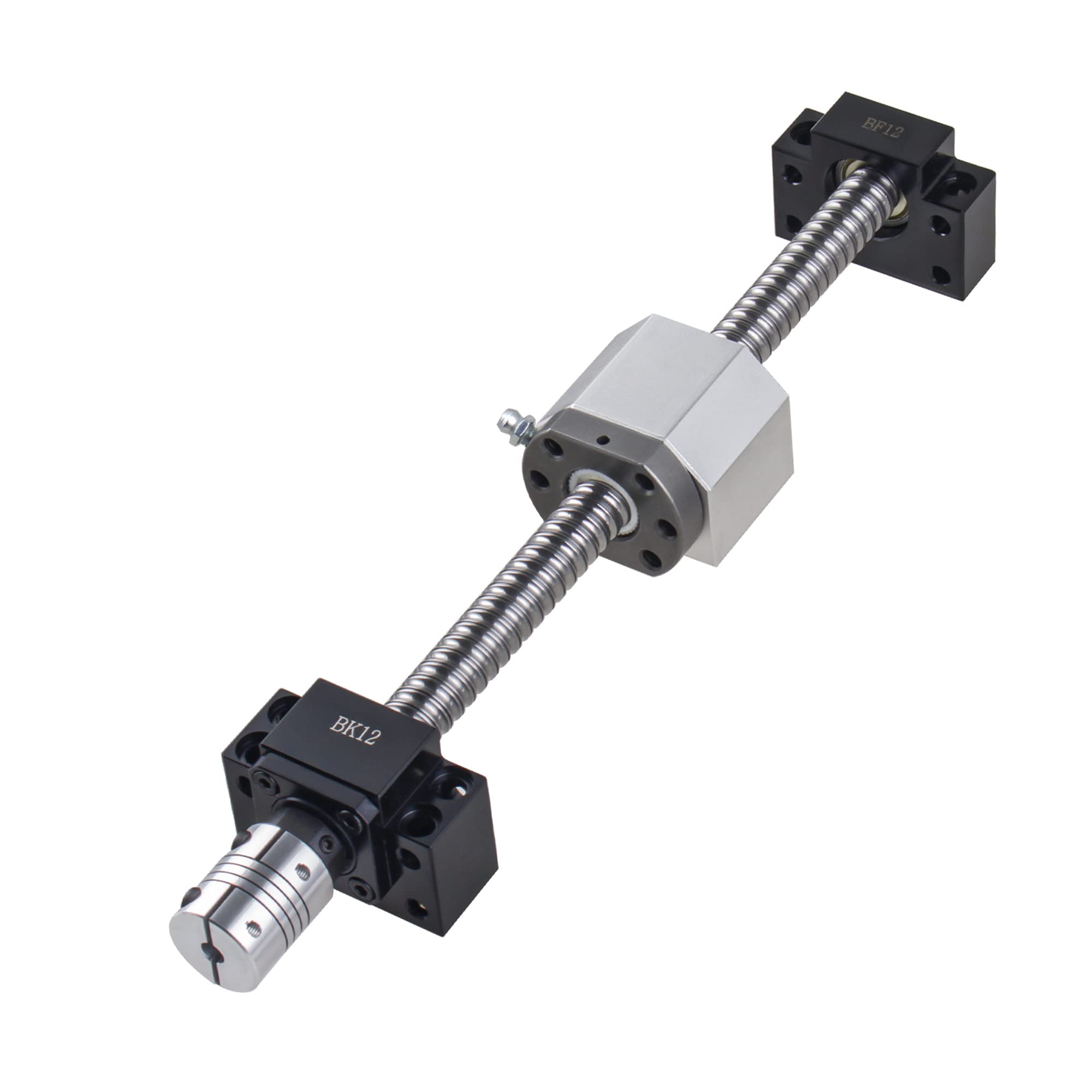ANWOK 1Set Ball Screw SFU1605/1000mm Ballscrew with Metal Ballnut + BK/BF12 End Support + Coupler, Length 1000mm/39.37 inch Diameter 16mm Pitch 5mm with End Machined — Amazon image 16