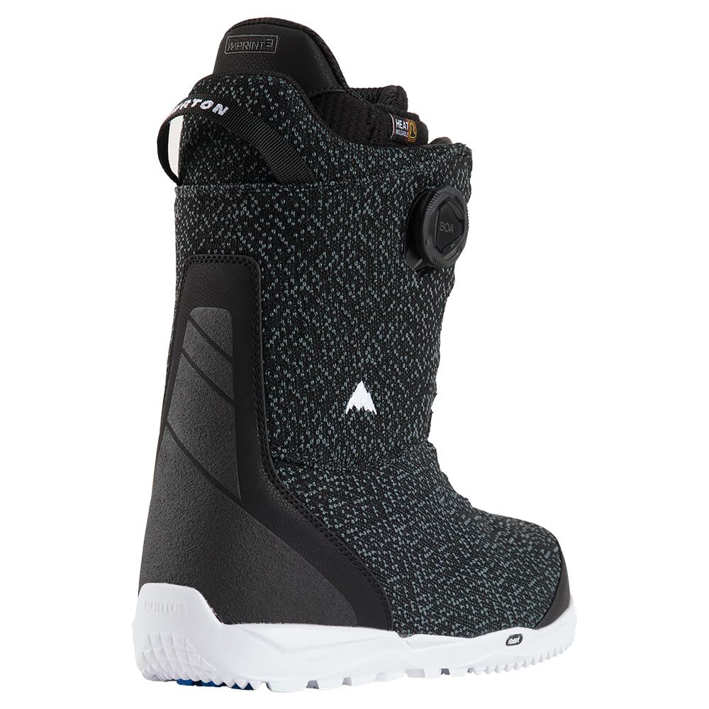 Burton Swath Boa - Botas de Snowboard para Hombre, Color Negro