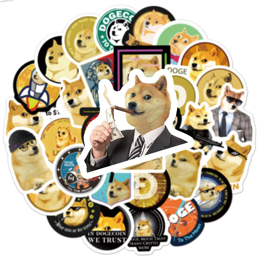 ○ドージコインステッカー50枚セット ○ DOGE COIN / 仮想通貨 / 暗号資産 Doge coin -