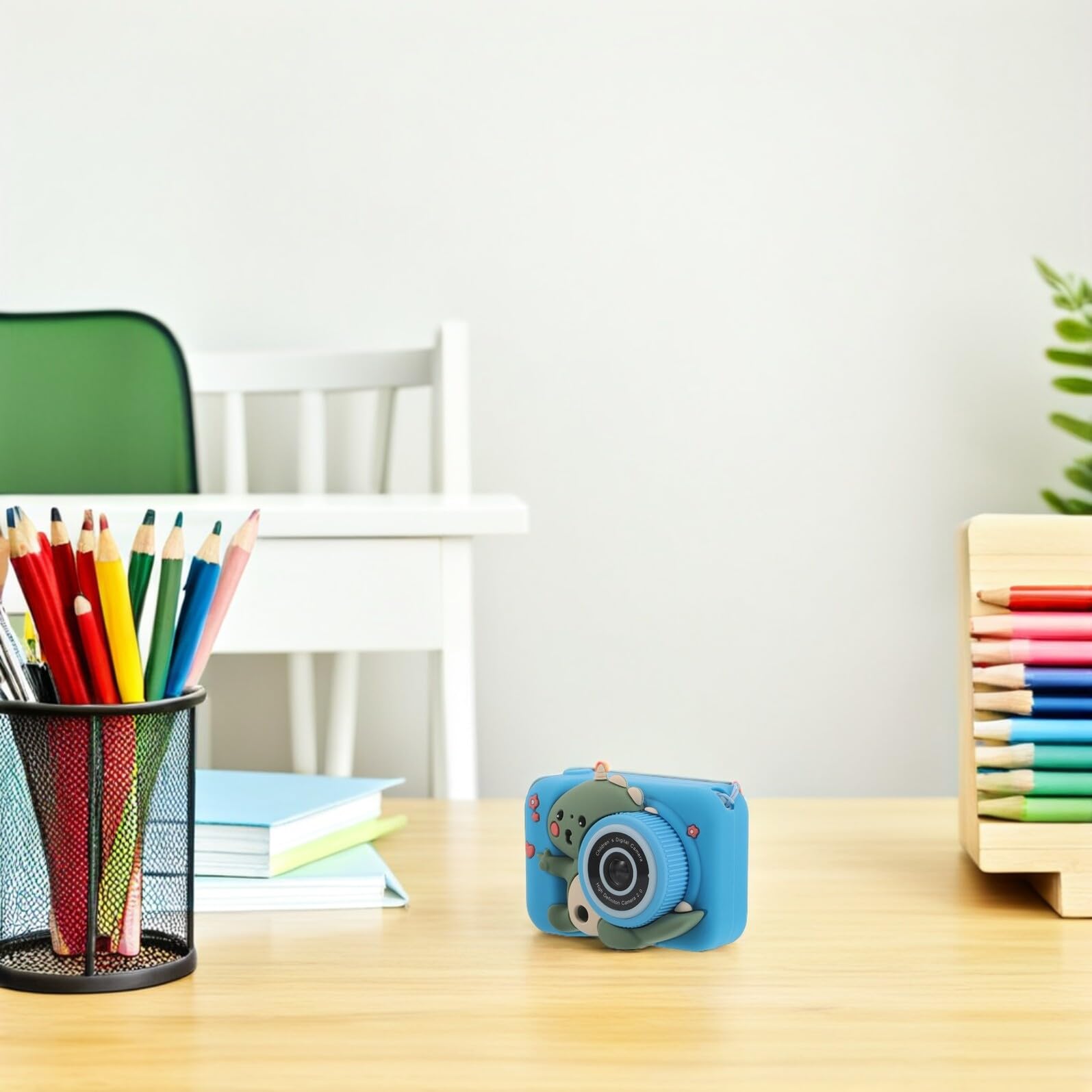 Macchina Fotografica Digitale Cartone HD per Foto e Video | Doppia Lente Anteriore e Posteriore, Abs con Silicone, Portatile Compatta per Bambini e Principianti