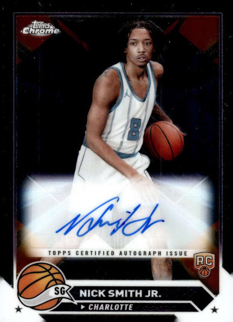 Amazon.com: NICK SMITH JR. RC AUTO 2023-24 Chrome Autograph #CG
