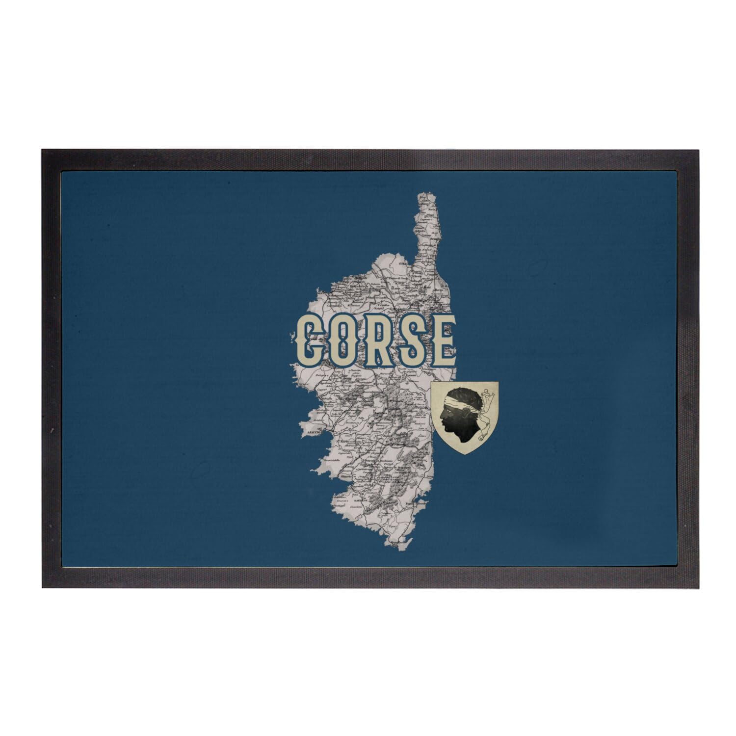 Paillasson Bleu Corse Bastia - Fini les Entrées Tristes sans Âme