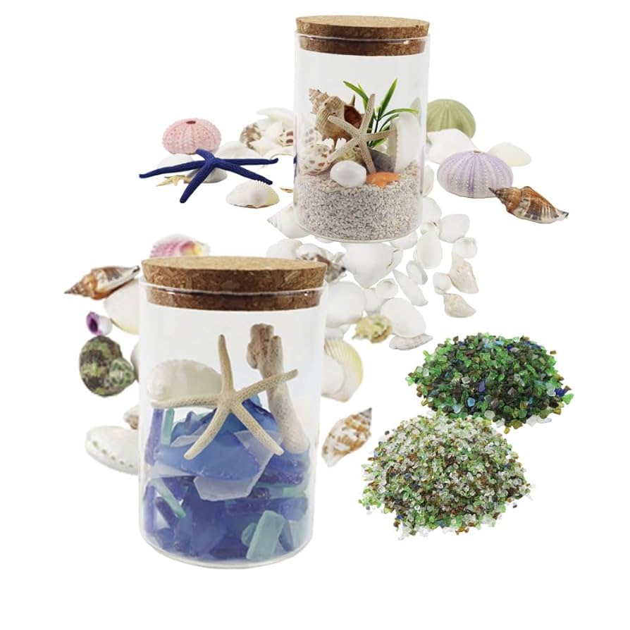 ビーチグラス Amazon.co.jp: NO.407 シーグラス 【約250g入】 約1cm～6cm