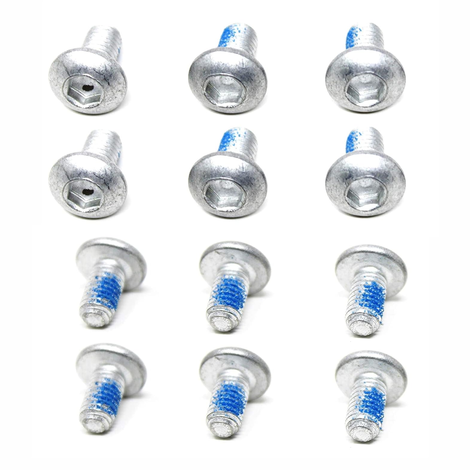 ONBICLE Bicycle Disc Brake Rotor Bolts Screws For MTB Cycle M5x10mm Durable (12pc)