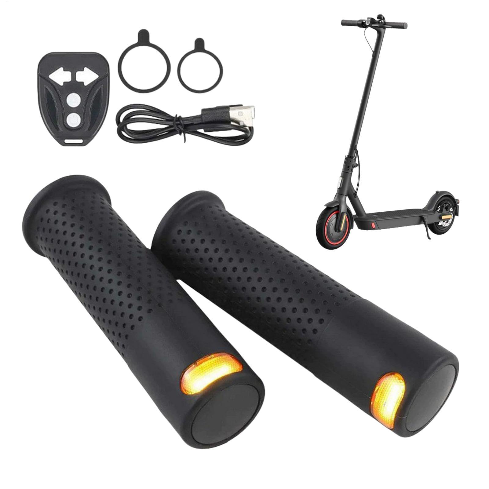 Frecce Monopattino Elettrico Di Segnalazione LED Con Telecomando | Indicatore Di Direzione Da Manubrio Per E-Scooter Per Strada Outdoor Bici Guida Notturna Viaggi Uso Quotidiano