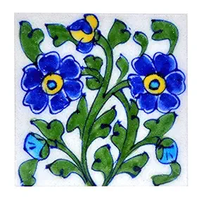 THE HIMALAYA CRAFT Decorative Ceramic Tiles for Wall, Standard, Multicolour