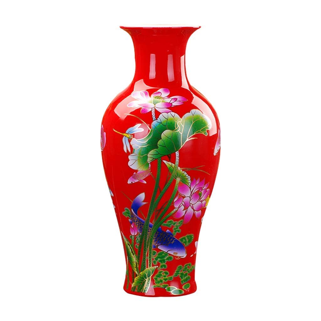 Vase en céramique Lotus haut de gamme pour une décoration de maison raffinée