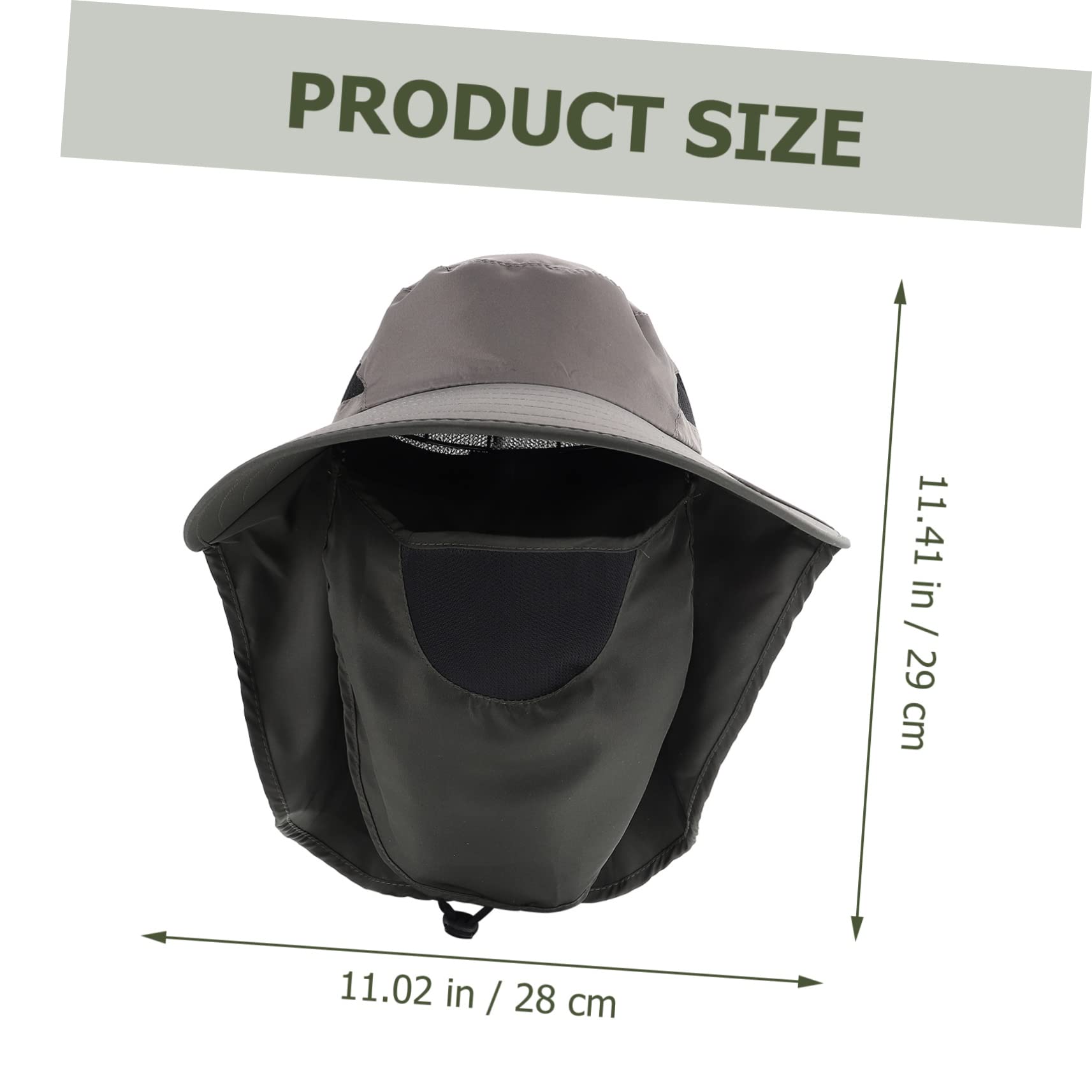 VICASKY Wide Brimmed Sun Hat for Men Women Lightweight Protective Gardening Hat Outdoor Fishing Cap with UV Protection Comfortable Material for All Seasons Olive Green