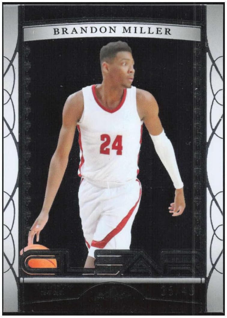 BRANDON MILLER RC 2023 Leaf Trinity Clear 35/49 Silver #C-3 ROOKIE Parallel Hornets NM+-MT NBA Basketball