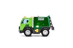 Teenage Mutant Ninja Turtles Toy, Thrash 'N' Battle Garbage Truck with 3 Sewer Cap Launchers, Lights & Sounds, TMNT Mutant Ninja Turtle Vehicle for Kids, Ages 3+