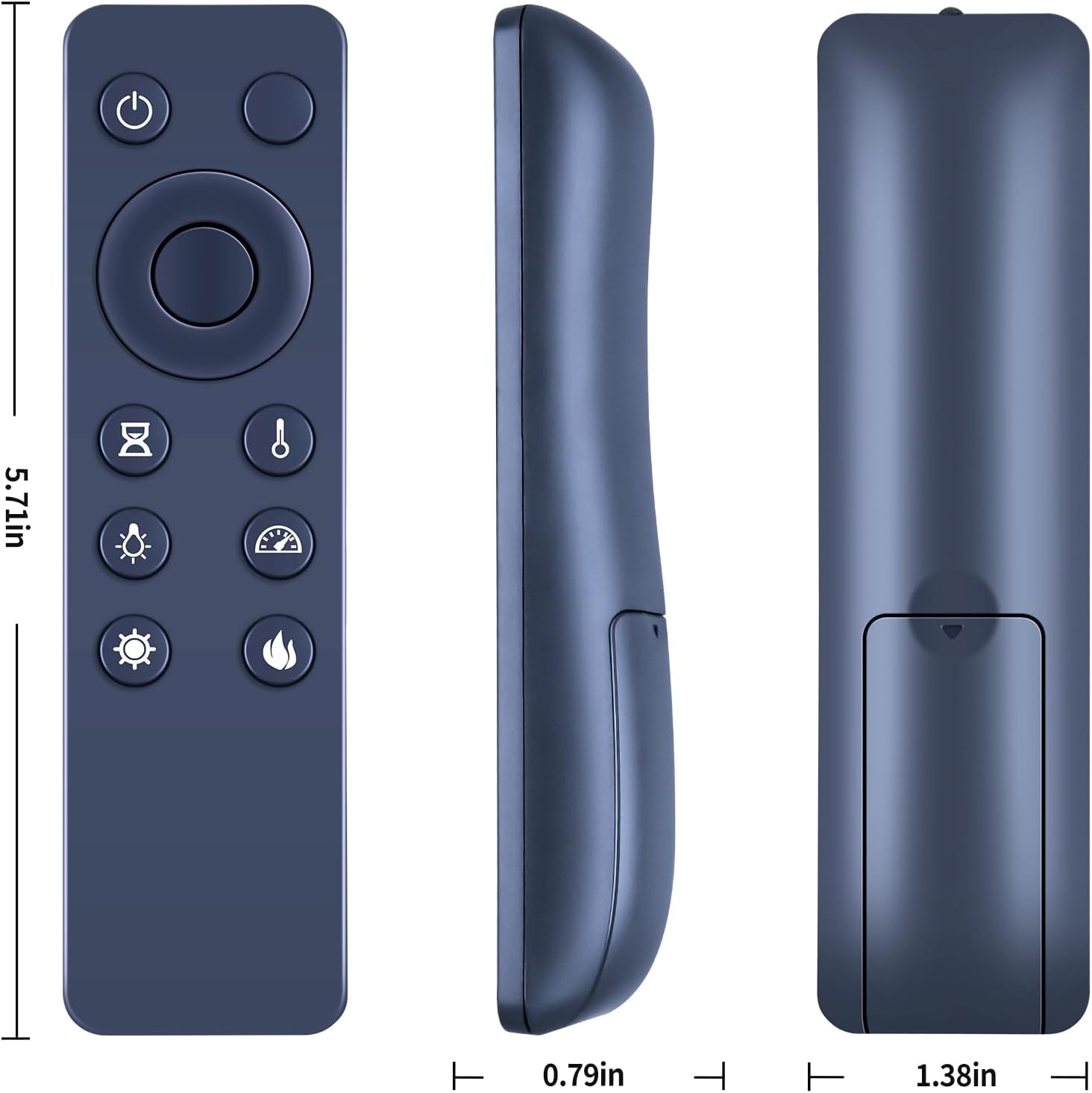 Replacement Remote for Twin Star Classic Flame Electric Fireplace Heater | 23EF031SRP 25EF031GRP 26EF031GRP 26EF031SRP 28II300SRA 25II310GRA 25II310SRA