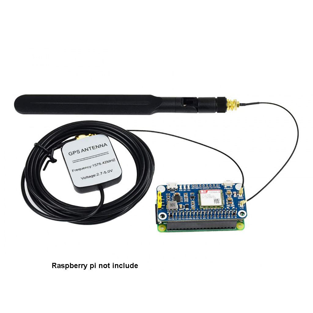 Waveshare NB-IoT/Cat-M(eMTC)/GNSS HAT for Raspberry Pi Based on SIM7080G Supports Protocols as TCP/UDP/HTTP/HTTPS/TLS/DTLS/PING/LWM2M/COAP/MQTT Globally Applicable