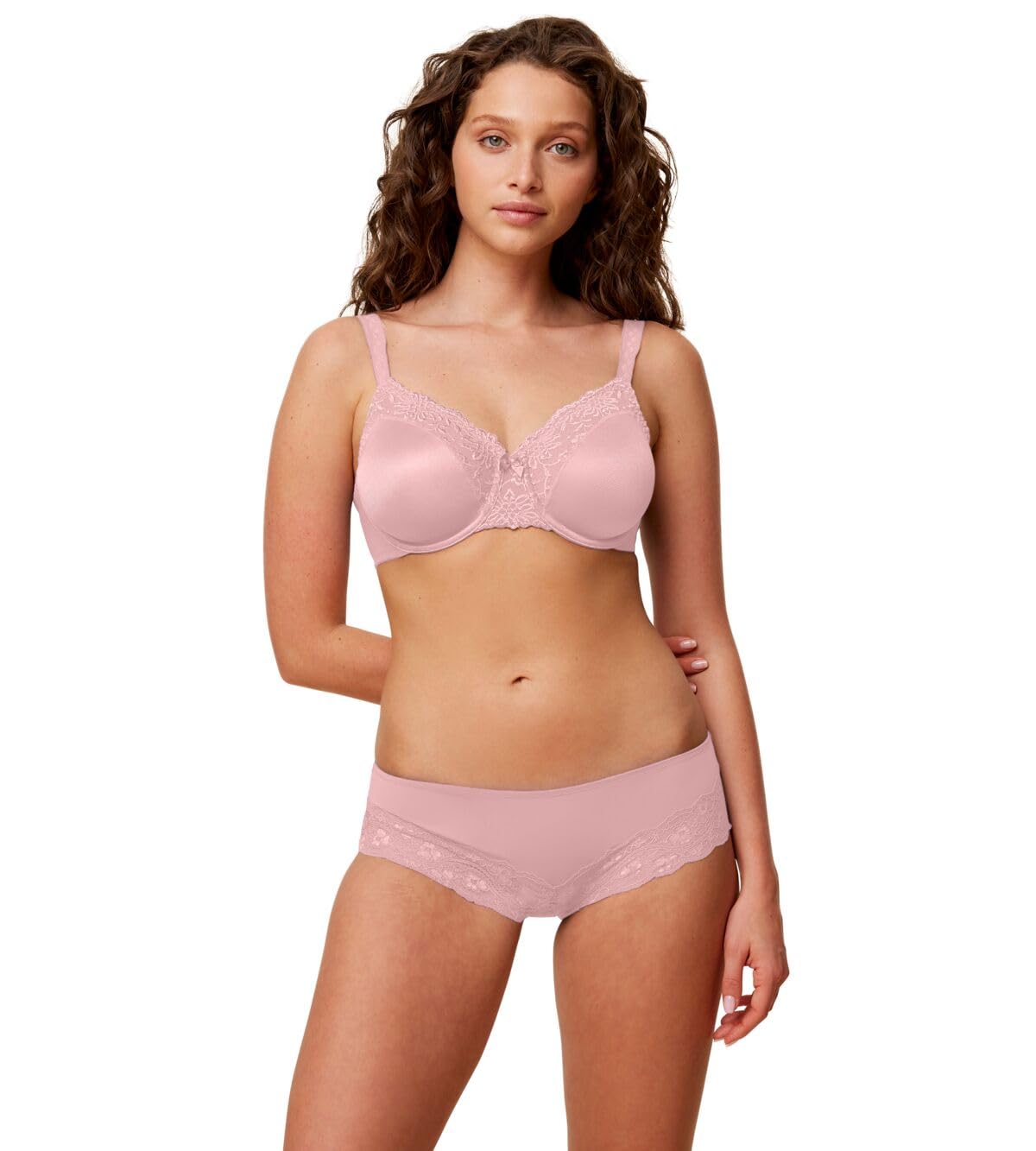 Triumph Women's Lovely Micro Hipster Underwear, Sunrose Pink, S