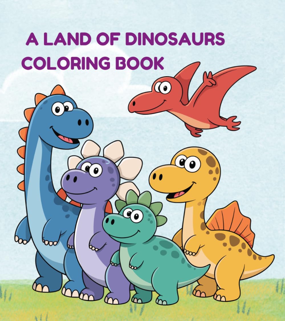 Dinosaur: Coloring book about dinosaurs for kids to enjoy and color and express themselves
