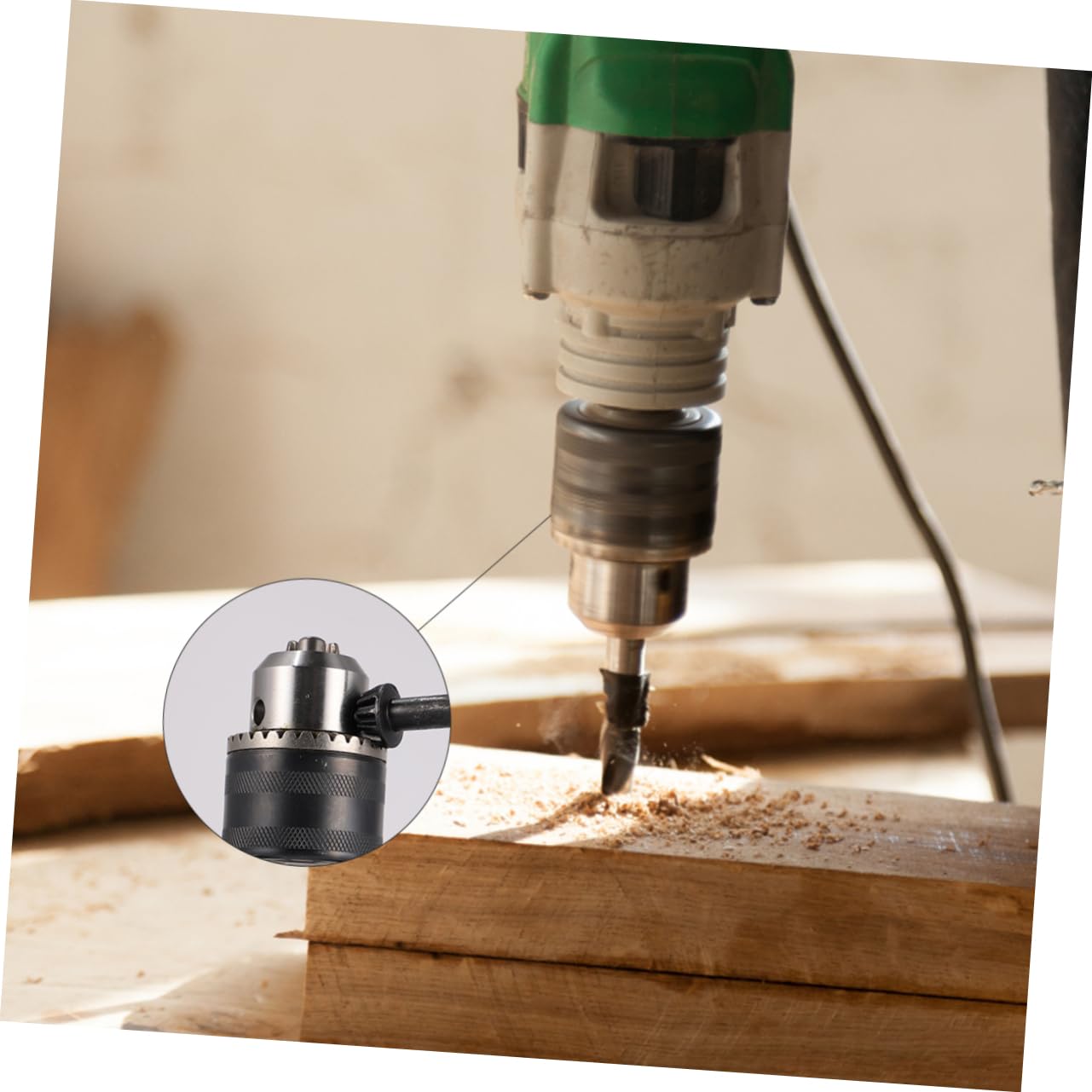 Adattatore Per Mandrino Autoserrante Con Impugnatura Rotonda Per Kit Adattatore Per Mandrino Autoserrante - 1/2-20unf