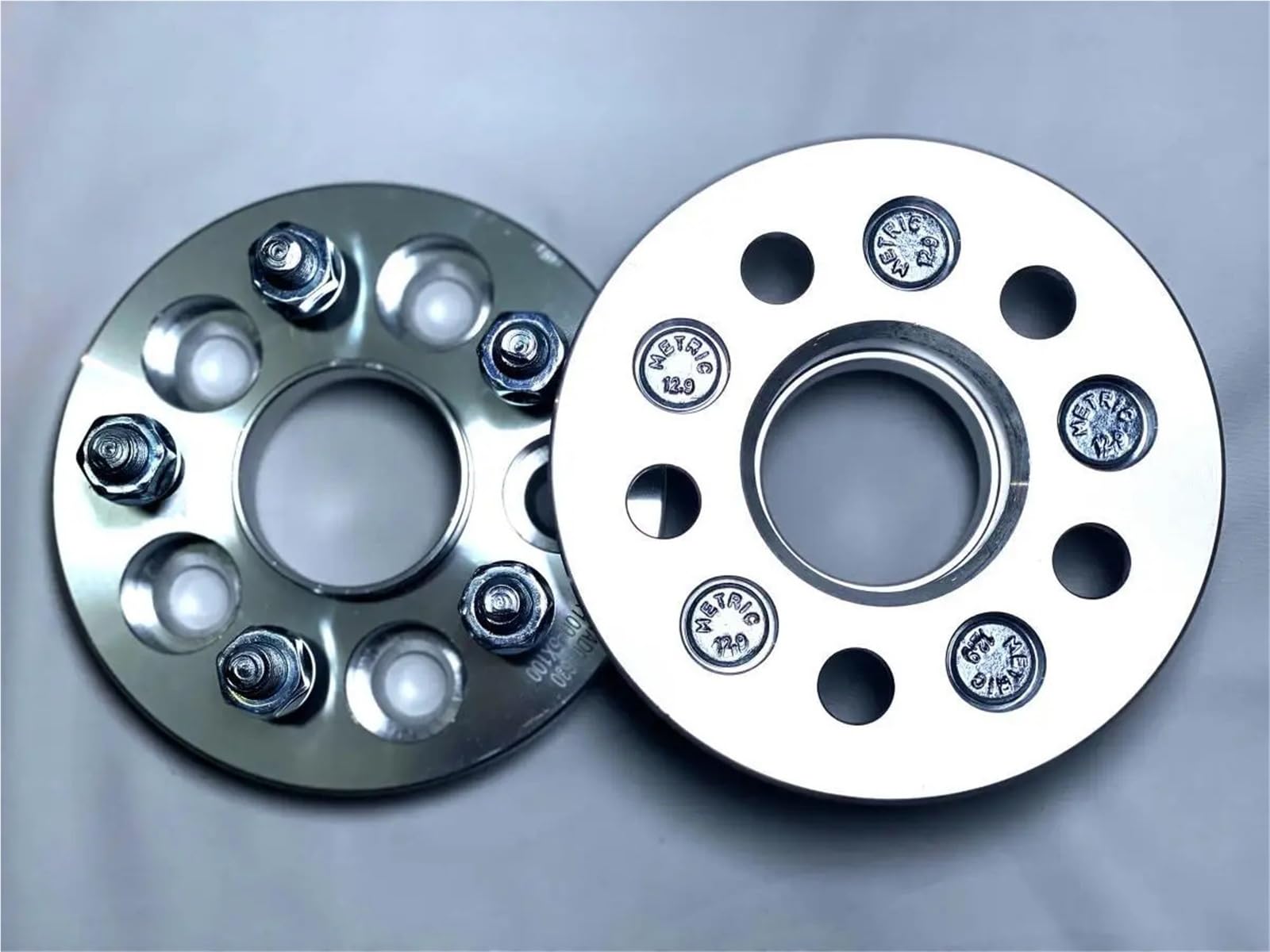 2 adaptadores de rueda de 20 mm, espaciadores P/C/D 5x108 a 5x112, buje C/e/n/t/r/i/c, 63,4-66,6 mm, espárragos M12x1,5