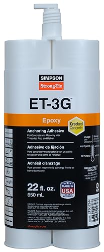 Simpson Strong-Tie ET3G22-N - Adhesivo de anclaje epoxi de 22 oz con boquilla