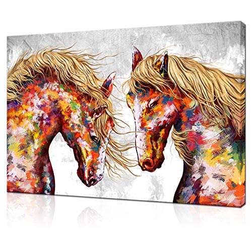 Lovehouse Horse Wall Art Print Colorful Horse Painting Picture Wildlife Animal Canvas Prints Oil Painting Style For Buy Online In China At China Desertcart Com Productid 182598923